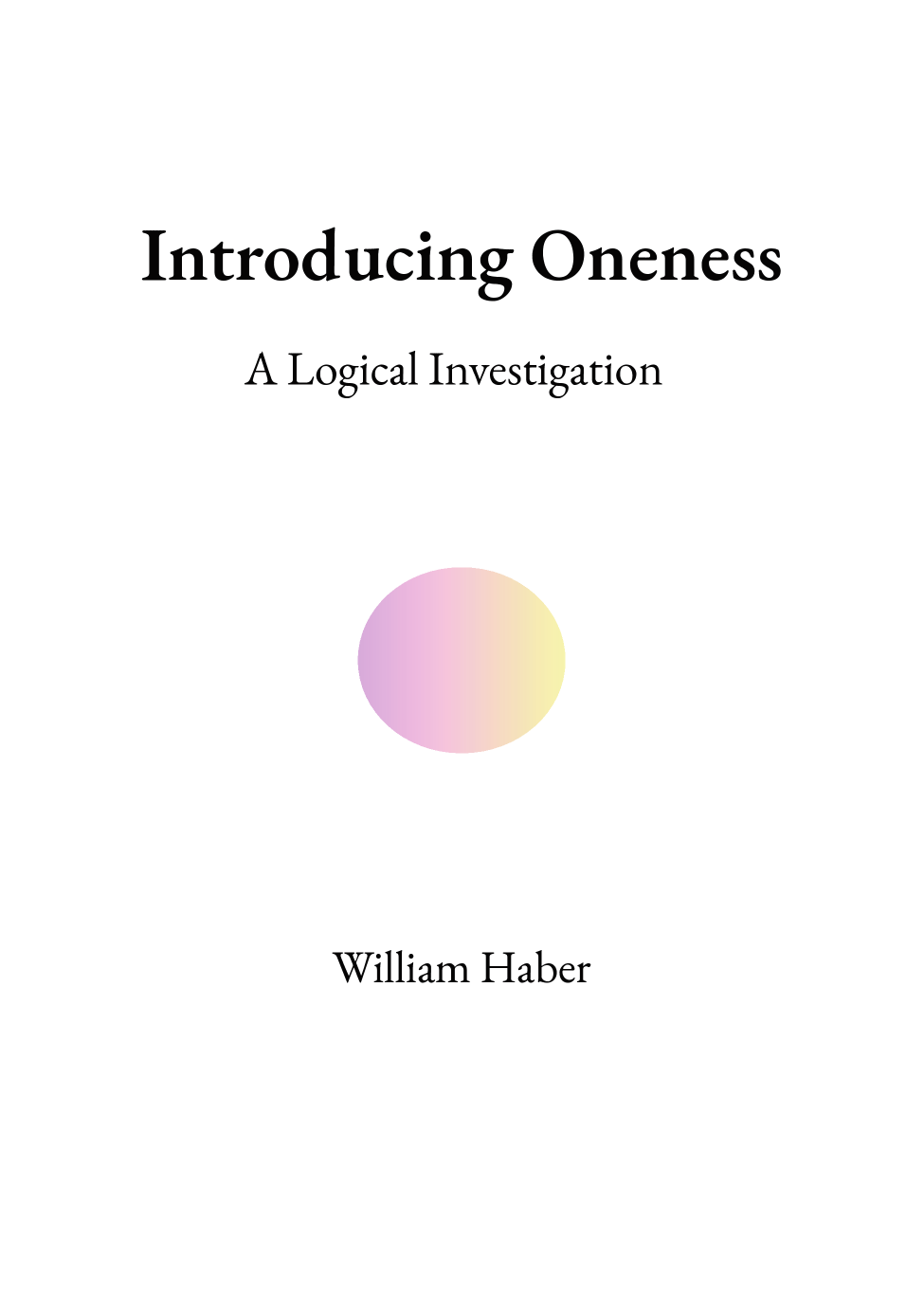 Introducing Oneness